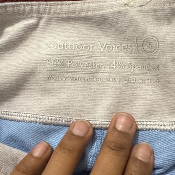 Outdoor Voices 7/8 Springs Leggings Lilac/Lavender/Dahlia Size Small - Picture 7 of 7